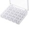 25 Pieces Bobbins for Sewing Machine, Sa156 Bobbins, Bobbins Class 15, Sewing Accessories, Plastic Bobbin with Case(1 Box)